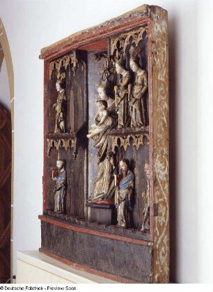 Schrein des Topfseifersdorfer Altarretabels