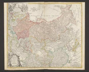 Imperii Russici et Tatariae Universae tam majoris et Asiaticae, qvam minoris et Europaeae Tabvla : iuncta Sciagraphia explicationis ejusdem et descriptionis Russie et Tatarie universae Geographico-Historicae