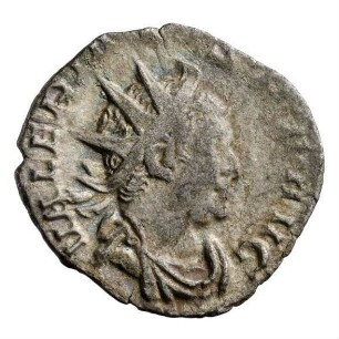 Münze, Antoninian, 258 n. Chr.