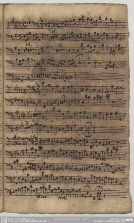 Fasch, J. F.[?], Suiten, D-Dur / Ausw.