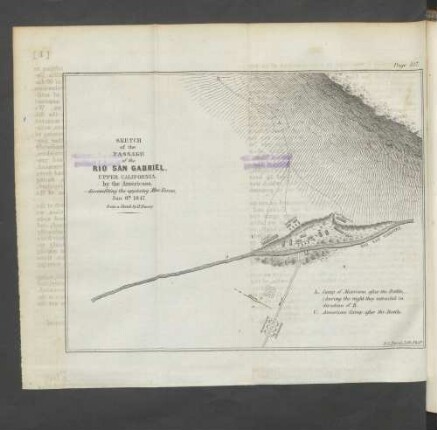 Sketch of the Passage of the Rio San Gabriel, upper California