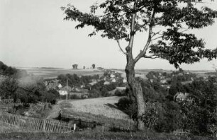 Marbach. Teilansicht des Ortes vom Hexentisch aus