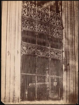 Kathedrale Santa Maria de la Sede, Sevilla: Reja (Gitter) am Hauptaltar