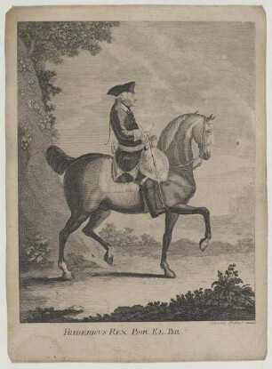 Bildnis des Fridericus Rex Bor.