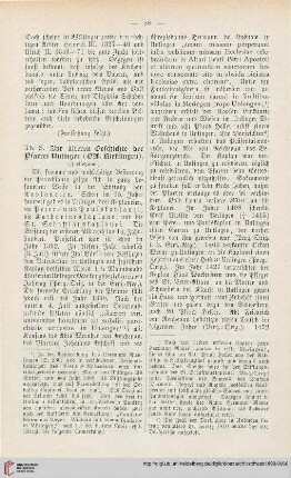 17: Zur älteren Geschichte der Pfarrei Unlingen (OA. Riedlingen), [2]