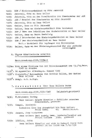 7. Rezensionen über Hans Gellers Werke