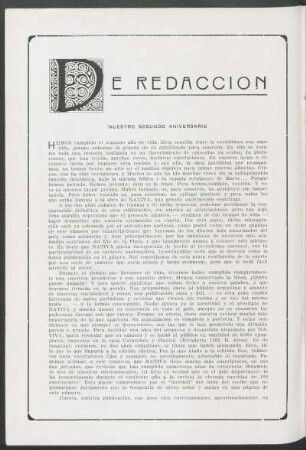 De redacción