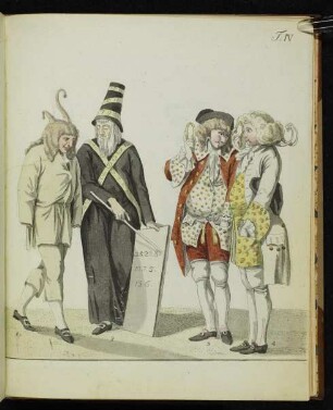 "4. Tafel" Hahnrei, Wahrsager und Quacqueri