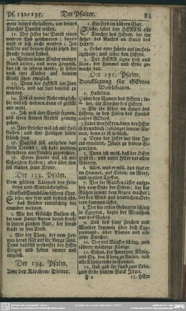 Der 133. Psalm