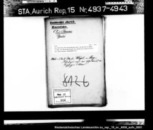 Die Befreiung des Schneidergesellen Adolph Martin Woydt in Hage von dem Erfordernis des 25-jährigen Mindestalters zum selbständigen Gewerbebetrieb