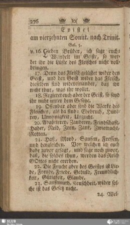 [Am vierzehnten Sonnt. nach Trinit.]