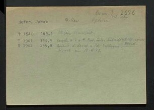 Hofer, Jakob