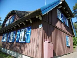 Nida: Kurisches Holzhaus am Haff