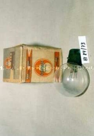 Auto-Glühlampe Osram-Nitra 6 Volt, 25 Watt in Originalverpackung
