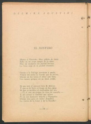El austero
