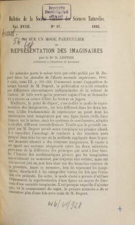 Bulletin de la Société Vaudoise des Sciences Naturelles. 18, 18 = No. 87 - 88. 1882