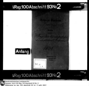 Register der wöchentlichen Kontributionsrestanten