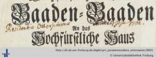 [Provenienz]: Jesuitenresidenz Ottersweier
