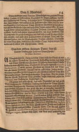 ... / das ist/ Von der Niessung des Leibs und Bluts Christi/ im heiligen Abendmal.