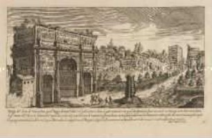 Triumphbogen des Konstantin (Nr. 15 der Folge "Vestigi delle antichità di Roma ...")