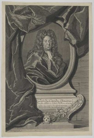 Bildnis des Godofredus Conradus Lehmannus