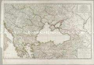 Carte des environs de la Mer-Noire