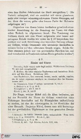 § 9: Firniss und Glasur