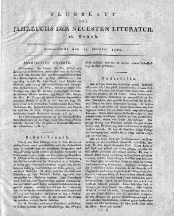 1800-10-11 : 16. Stück
