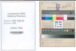 Entnazifizierung Peter Joisten , geb. 26.12.1909 (Schlosser)