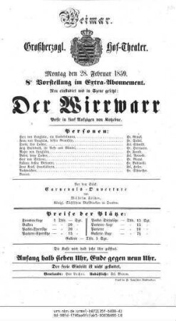 Der Wirrwarr