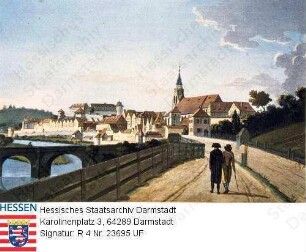 Tübingen, Ansicht in Hölderlins Studienjahren (1788-1793)