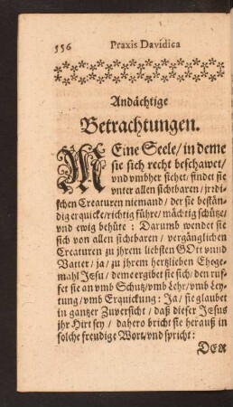 Andächtige Betrachtungen