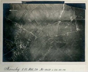 Foto der Ortschaft Monchy (-au-Bois) (Luftbild)