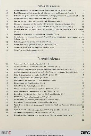 Verschiedenes (Nr. 336-374)