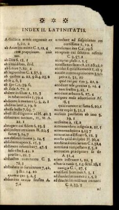 Index II. Latinitatis