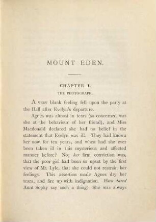 Mount Eden : a romance, 2