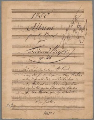 Wanderlied, arrangiert, pf, op. 105/1 - BSB Mus.Schott.Ha 11147-2
