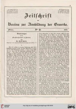 Erinnerungen an den Krystallpalast in London, [1]
