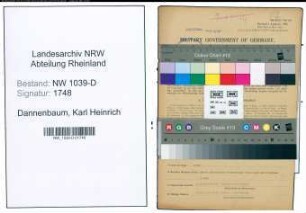 Entnazifizierung Karl Heinrich Dannenbaum , geb. 08.01.1906 (Kaufmann)