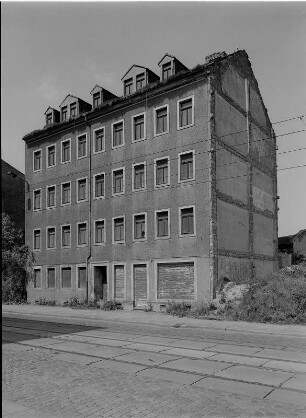 Dresden-Friedrichstadt, Schäferstraße 46. Wohnhaus (um 1860)