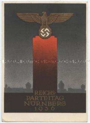 Postkarte zum Reichsparteitag 1936