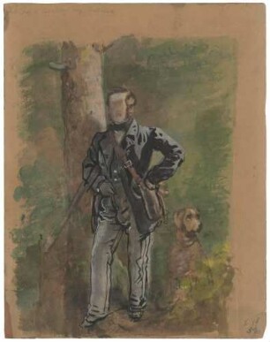 Freiherr Fritz von Boxberg auf Zschorna als Jäger