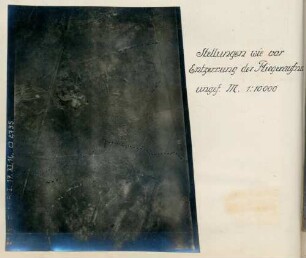 Foto der Stellungen südöstlich von Bouchavesnes (Luftbild)