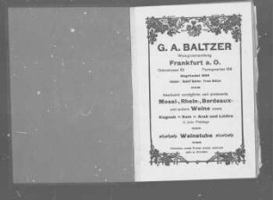 Adreß-Buch für Frankfurt an der Oder. 1911