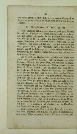 6. Babylonier, Assyrer, Meder