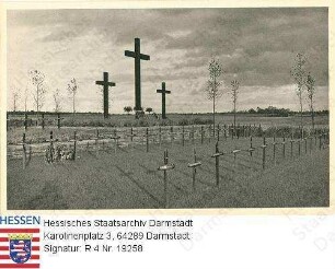 Frankreich, Cheppy (Meuse): Deutscher Soldatenfriedhof