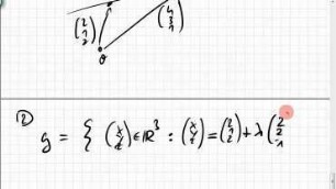 02.1 Geradengleichungen in Parameterform
