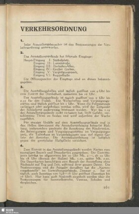 Verkehrsordnung