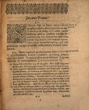 Exercitatio Politica De Latrocinio Gentis in Gentem