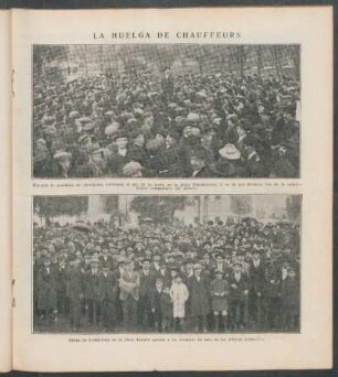 La huelga de chauffeurs - [Ilustración]